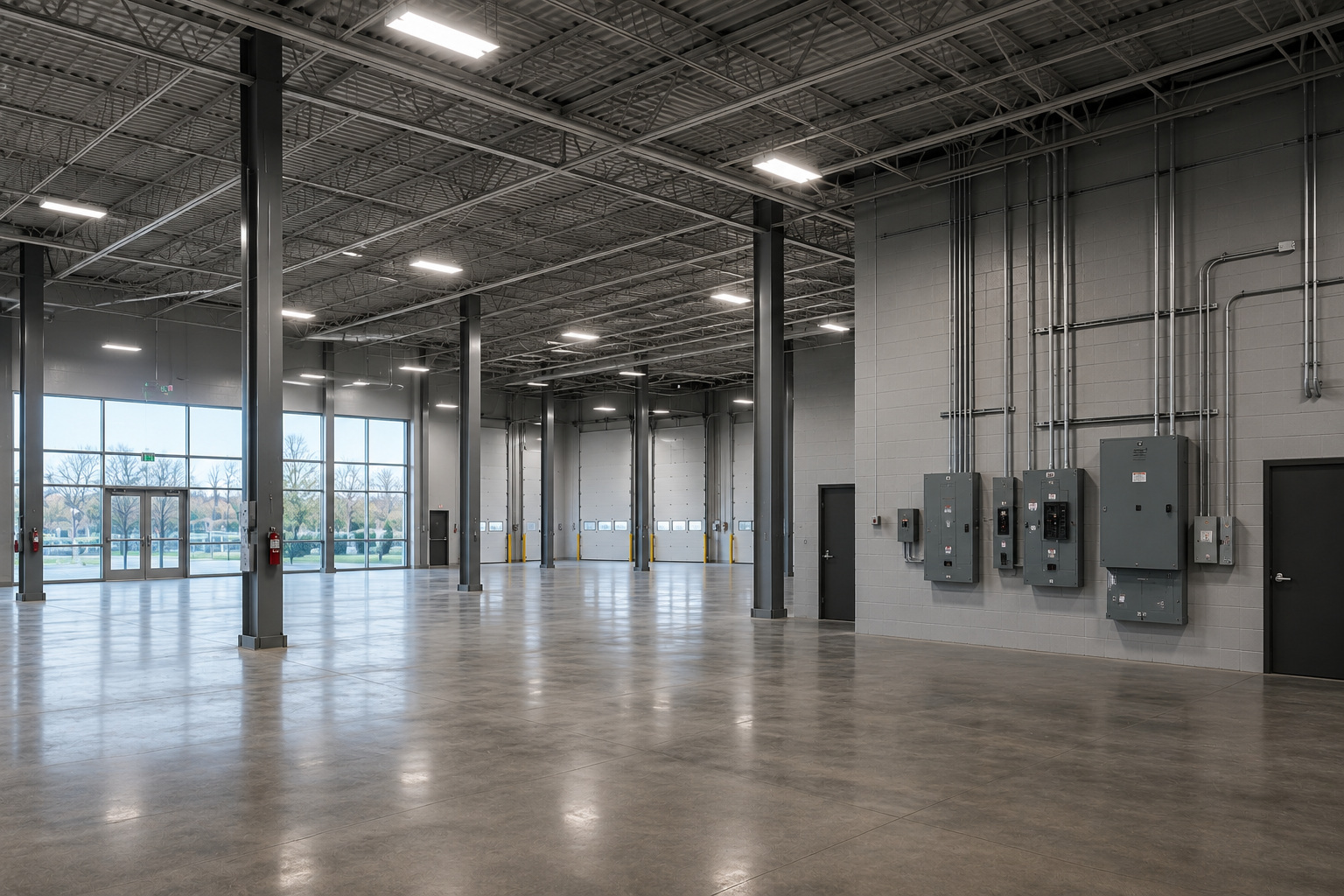 Commercial electrical installation